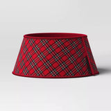 Christmas Tree Collar, Christmas Decorations, Buffalo Plaid Christmas Tree Skirt, Christmas Tree Base Cover