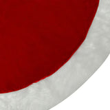 Home Accents Holiday Traditions Burgundy Plush Tree Skirt